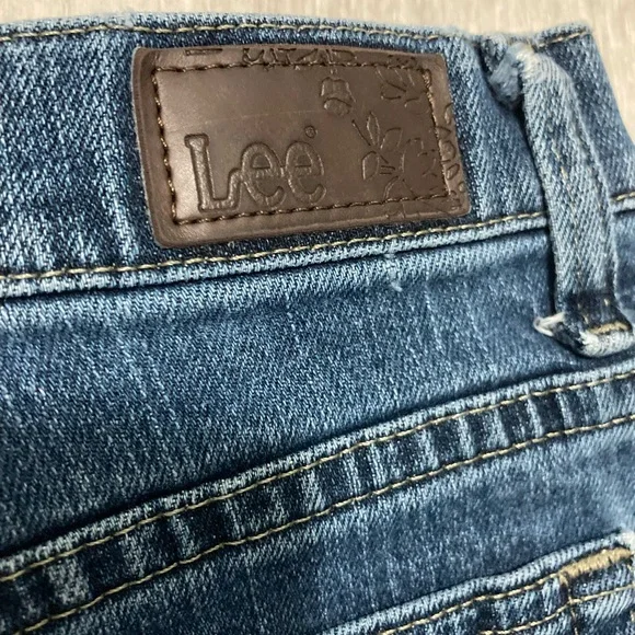 Lee Relaxed Straight Leg Classic Blue Women's Jeans Waist 30 - Picture 13 of 14